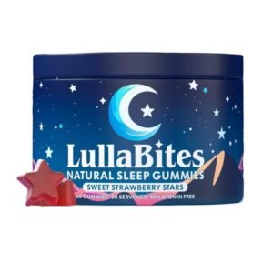 Purely natural, melatonin-free sleep gummies (60 count).