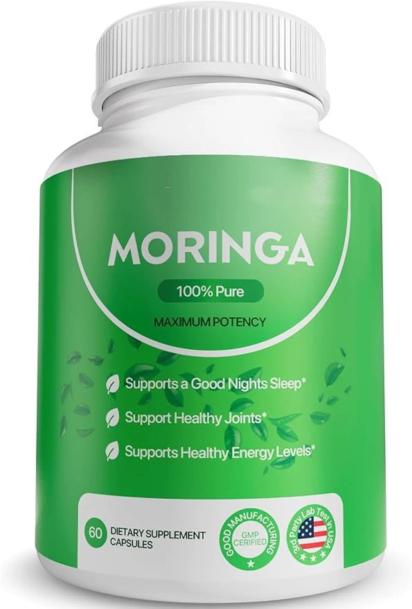 Moringa Seed Capsules — Original Label (60 Count)